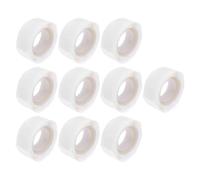 MOBUTOFU Patchs Adhésifs pour Extensions de Cils Blancs, Papier Adhésif Précis pour Application de Colle à Greffer, 10 Rouleaux pour Maquillage Professionnel des Sourcils