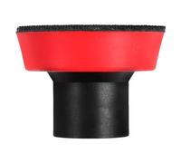 MOBUTOFU Patin de Roue Arrière Auto-adhésif en Pu et Nylon Hook Loop Rouge 50mm pour Polisseuse de Voiture et Meuleuse D'angle, pour Finition et Polissage