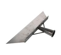 MOBUTOFU Pelle Outil Robuste en Acier Manganèse Argenté Multifonction pour Grattage du Béton Glace pour Entretien de Ferme et Trottoirs Toute L'année