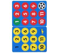 MOBUTOFU Petits Aimants Magnétiques pour Tableau de Commandement Football, Accessoires d'Entraînement Adaptés aux Séances Tactiques en Centre Sportif