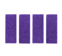 MOBUTOFU Pierres Ponces en Pu Pourpre, Éliminateur de Callosités Lot de 4 Facile à Transporter pour Pédicure Professionnelle pour Soin des Pieds