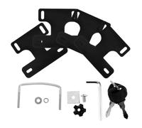MOBUTOFU Pinces de Barre de Toit de Voiture Faciles à Installer Surface Lisse 4pcs en Fer Noir Accessoires pour Porte-Bagages et Activités de Camping en Plein Air