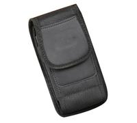 MOBUTOFU Pochette pour Téléphone Suspendue 4, 7 Pouces en Nylon Noir | Petite Pochette de Ceinture Multi-fonction, Format Vertical, pour Mobile, Randonnée et Camping