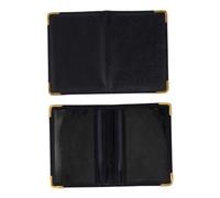 MOBUTOFU Pochette Pratique en Cuir PU pour Carte d'Identité et Carte Bancaire Manchon de Protection Fine pour Usage Quotidien et Déplacements