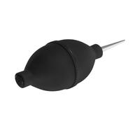 MOBUTOFU Poire Auriculaire en Silicone Noir Embout Long, Ampoule de Nettoyage des Oreilles Confortable et Multifonctionnelle, pour Bureau et Usage Auriculaire