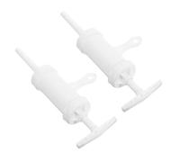 MOBUTOFU Poussoir à Saucisse Manuel en Plastique Blanc, Kit de Fabrication de Saucisses 1set, Outil Multifonction pour Remplissage de Viande, pour Usage Domestique Cuisine