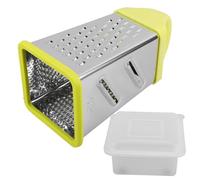 MOBUTOFU Râpe à Boîte Manuelle à 4 Faces pour Fromage et Légumes, Rangement Optimisé Tiroirs et Placards, Ustensile Cuisine Multifonction