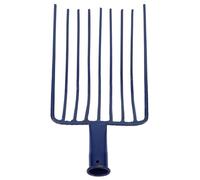 MOBUTOFU Râteau à Dents Multiples en Acier, Pelle à Charbon sans Manche, Outil Léger pour Entretien de Pelouse et Travaux de Jardinage