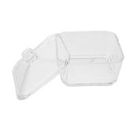 MOBUTOFU Récipient à Café en Verre 300ml avec Couvercle Élégant pour Cubes de Sucre, Facile à Remplir et Accès Rapide, Cuisine et Bar à Café