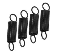 MOBUTOFU Ressort de Tension du Crochet pour Porte de Four Micro-ondes en Métal Noir 4 Pièces, Solution de Remplacement Facile pour Réparation Cuisine