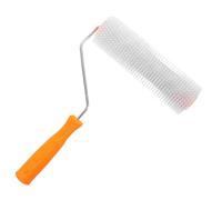 MOBUTOFU Rouleau à Peinture pour Sol Pointes en Acier Inoxydable pour Élimination des Bulles, Outil de Nivellement à Rouleaux à Pointes, Adapté aux Garages et Usines
