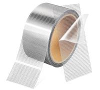 MOBUTOFU Ruban de Maillage pour Réparation Moustiquaire Patch Autocollant 5Cm X 5M Usage Extérieur Fenêtre