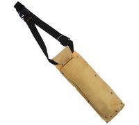 MOBUTOFU Sacoche à Outils de soudage en PU Jaune, Porte-électrode réglable, étui Deux Couches pour Baguettes, idéal pour Usage Professionnel et Stockage sécurisé