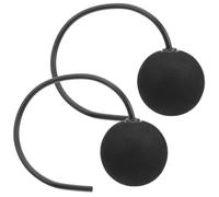 MOBUTOFU Saut à la corde à Accessoires pour corde à 1 paire balle lestée sans fil EVA pour chambre et sport