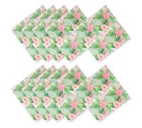MOBUTOFU Serviettes en Papier Décoratives pour Fête D'été Vacances Motif Cactus Unique, 20 Pièces, Papier Sûr à Utiliser, pour Carnaval D'été et Party
