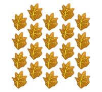 MOBUTOFU Serviettes Jetables Décoratives Portables et Délicates 20 en Papier de Feuille D'érable Or pour Décoration de Table D'automne