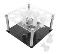 MOBUTOFU Support à Moules pour Échecs Acrylique Porte-Moule Stable avec Multiples Ouvertures pour Accessoires Échecs DIY Organisateur pour Création et Affichage Jeu