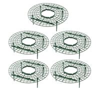 MOBUTOFU Support à Plantes Grimpantes Vert Plastique 5 Pièces | Clématites et Fraisiers, Usage Agricole ou Potager, Structure Légère, Entretien Simple, Récolte Plus Propre