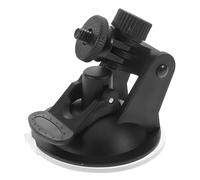 MOBUTOFU Support à Ventouse pour Caméra de Voiture, Accessoire Automobile Compatible Caméras Embarquées et Dashcam, Fixation Pare-Brise et Tableau de Bord, Stabilité Anti-Vibration, Mini