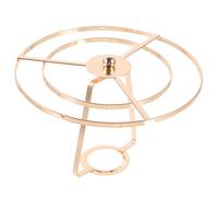 MOBUTOFU Support D'abat-jour en Fer Or Élégant, Résistant à L'usure la Déformation, Kit 1 Set pour Accessoires D'éclairage à Monter Soi-même DIY