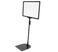 MOBUTOFU Support Porte-affiches A4 Réglable Hauteur 35-60 Cm, Présentoir de Table Noir en Plastique, Support de Panneau Polyvalent pour Supermarchés, Commerces et Événements Professionnels