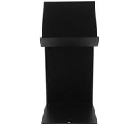 MOBUTOFU Support pour Cadres Photo et Porte-cartes Flash en Fer Noir, Chevalet Robuste Multifonctionnel Léger, pour Espaces Restreints et Petites Librairies