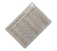 MOBUTOFU Tableau de Conversion Magnétique Mesure Précise et Pratique en Acier Inoxydable 304 Trou Suspendre Cuisine Couleur Aléatoire pour Courantes