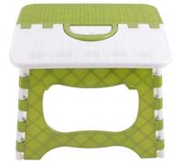 MOBUTOFU Tabouret Pliable Portable en PP Vert, Facile à Nettoyer et Léger, pour Salle de Bain ou Chambre D'garçon et Filles, Design Simple et Créatif pour Usage Domestique