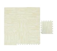 MOBUTOFU Tapis D'éveil Bébé en Mousse Eva Imitation Bois 10 Pièces 30x30x1 Cm Épais et Protecteur pour Jeu et Motricité des Garçon et Filles la Maison