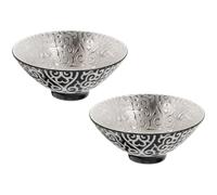 MOBUTOFU Thé Kung Fu Design Spécial pour Collection ou Présent Forme Chapeau Lot de 2 en Céramique Noire Surface Lisse Antidérapante