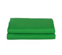 MOBUTOFU Tissu de Fond Vert en Polyester Coton, Réutilisable et Facile à Laver, pour Parties et Vidéos de Maquillage, Décor Simple et Moderne pour Photographie