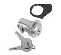 MOBUTOFU Verrou à Bouton-Poussoir Industriel à Tête Ronde Cylindre Tubulaire, Format Réduit pour Armoires Électromécaniques et Boîtes de Distribution en Milieu Industriel