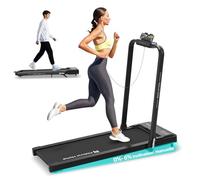 Mobvoi Home 3 en 1 Tapis de Course Pliable avec Plateforme de Marche Inclinable à 6% Tapis de Course de Bureau，2.5 HP, 120 kg, 12 km/h, Portable, Tapis de Course sous Le Bureau