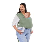 Moby Écharpe de portage classique pour nouveau-né à tout-petit, porte-bébé parfait pour maman et papa, réglable pour tous les types de corps, peut transporter des bébés jusqu'à 15 kg, poire