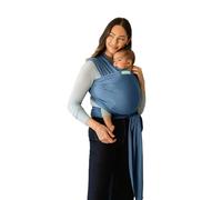 Moby Porte-bébé classique pour nouveau-nés à tout-petits (3,6 à 15 kg), design léger et mains libres, réglable pour tous les types de corps (océan)