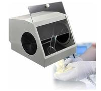 MObyat Armoire Sablage Modulaire, Boîte À Poussière Laboratoire Dentaire avec Source Lumière LED 5 500 K Et 2 Filtres, La Poussière Ne S'échappera Pas Pendant Le Sablage, L'opération Gravure Sablage