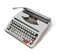 MObyat Machine À Écrire Électrique Vintage, Corps Entièrement Métallique avec Fonction De Correction, Cadeau Littéraire Idéal pour L'écriture Créative, Les Notes Et Les Lettres