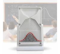 MObyat Outil Pédagogique Distribution Normale 12 * 18cm, Modèle Démonstration Probabilité Courbe Rouge, Améliore Apprentissage Curiosité, pour Éducateurs Étudiants (Noir/Blanc)