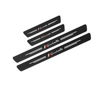 MOBYAT Protecteur de Seuil de Porte de Voiture, pour Alfa Romeo Giulietta 2017-2023, en Fiber de Carbone, Panneau de Couverture de Seuil, Couvercle Protection Pédale Bienvenue, Accessoires