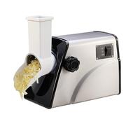MObyat Râpe À Fromage Électrique Professionnelle 300 W, Appareil À Salade Électrique avec 3 Lames Amovibles, Tiges De Pression Et Grattoirs, 30 Kg/h, Corps en Acier Inoxydable, pour Râper Le Fromag
