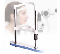 MObyat Support De Menton Ergonomique pour Optométrie, Support Frontal Réglable en Hauteur : 135-235 mm, Forme Arquée, pour Autoréfractomètre, Entraînement Visuel
