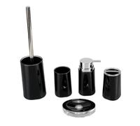 MOBYGKFY Articles de Toilette de Salle de Bain, Ensemble Rond de Cinq pièces d'articles ménagers créatifs(D)