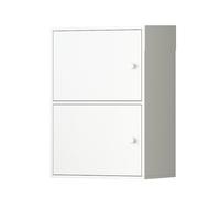 MOBYGKFY Bibliothèque Multicouche avec Porte, Armoire de Rangement, Armoire d'angle(90CM)