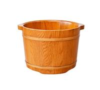 MOBYGKFY Bubble Pied Barrel Spa Pédicure bain de pieds bain petit bain de pieds bain en bois massif Pied Lavabo Acupoint Massage