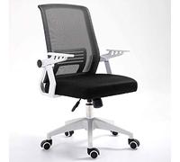 MOBYGKFY Chaise de Bureau Fauteuil de Bureau Ergonomique Mesh Président Ordinateur Back Support Moderne exécutif réglable Roulant Fauteuil pivotant for Bureau(Argento)