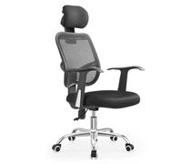MOBYGKFY Chaise Ergonomique, Chaise en Maille de Protection de la Taille, Chaise de réunion et de Formation du Personnel, Chaise de Bureau relevable