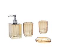 MOBYGKFY Costume Cristal Salle de Bain Accessoire Ensemble décor Lavage rince-Bouche Tasse Savon Plat Lotion Bouteille décorations