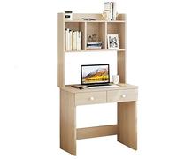 MOBYGKFY Debout Genou Lit Plateau Mobilier de Bureau Bureau d'ordinateur Portable Support de comptoir Table avec étagère(D)