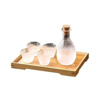 MOBYGKFY Ensemble de vin épais fait à la main, tasse à vin blanc, diviseur de vin, verre à Shot, chauffe-vin