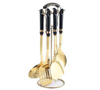 MOBYGKFY Ensemble d'ustensiles de cuisine en céramique, ustensiles de cuisine en acier inoxydable, cuillère de cuisine, coffret cadeau(1-Pack)